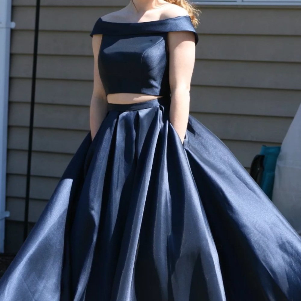 Madison James 2 Piece Prom Dress